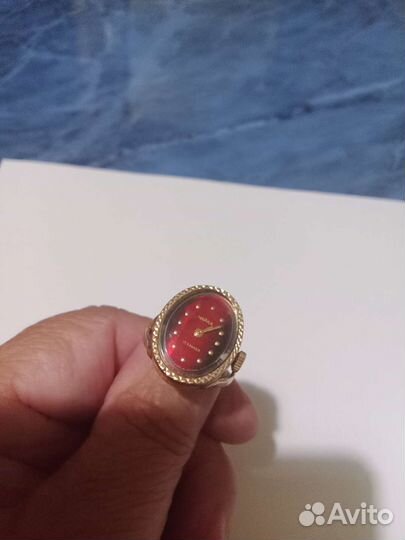 Часы кольцо чайка