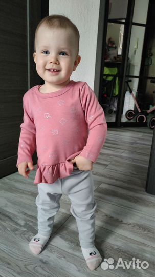 Лонгслив для девочки 80
