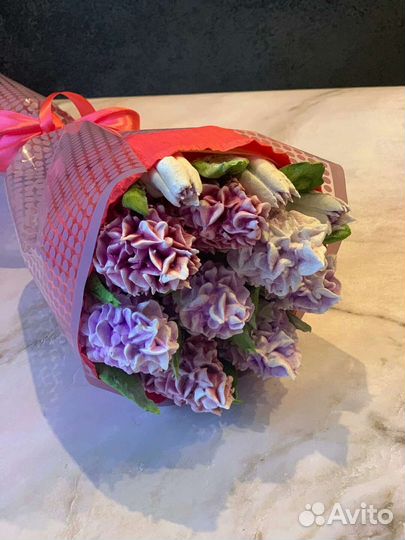 Букет из зефира.Букет комплимент