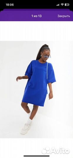 Платье футболка