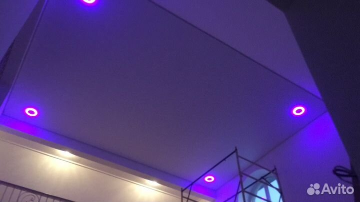 Натяжные потолки. Установка