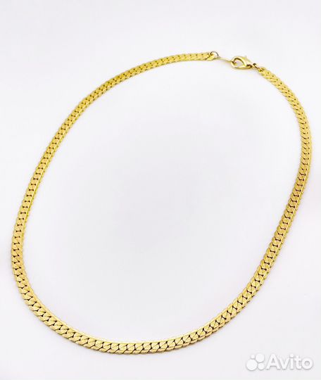 Винтажное колье -цепь США позолота