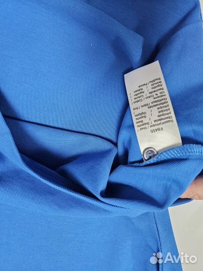 Поло lacoste синее