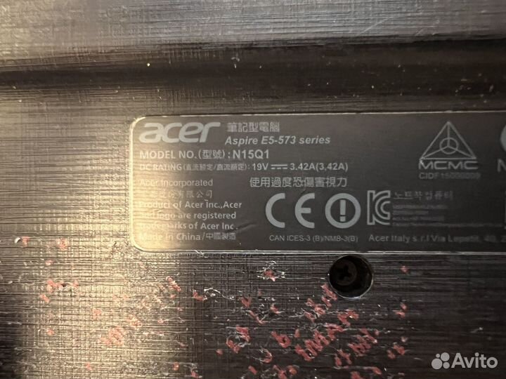 Ноутбук acer e5-573g