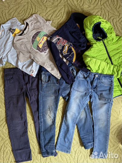 Детская одежда пакетом для мальчиков 116 122 128
