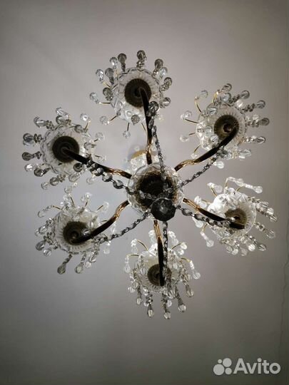 Люстра хрустальная Чехия