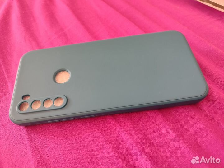 Чехол накладка для Xiaomi Redmi Note 8T синий