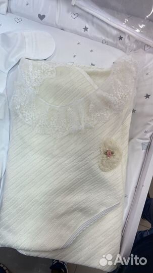 Комплект на выписку для девочки лето