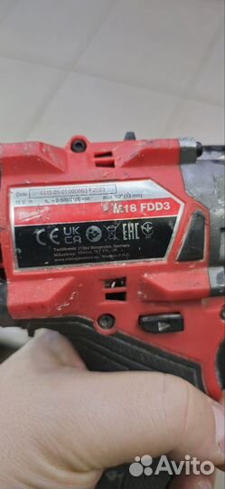 Шуруповерт milwaukee m18 fdd3