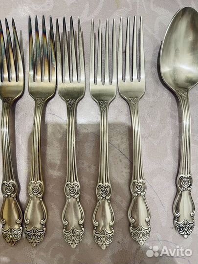Столовые приборы из мельхиора СССР ретро