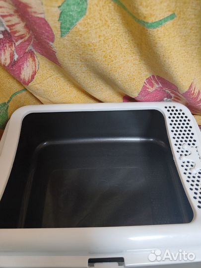 Лоток для кошек большой с бортиками