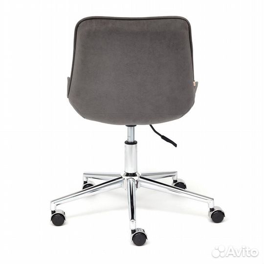 Стул компьютерный Style флок, серый, 29