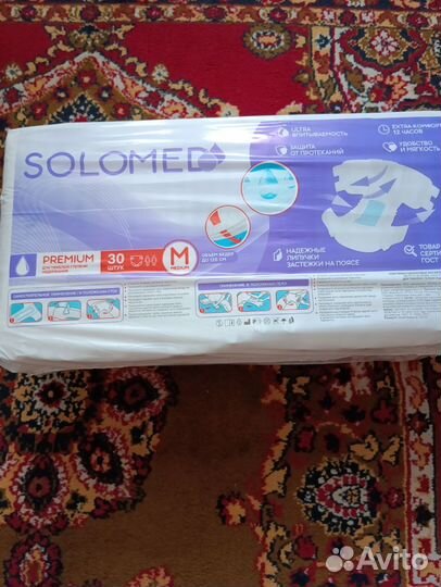Подгузники для взрослых (m ) solomed