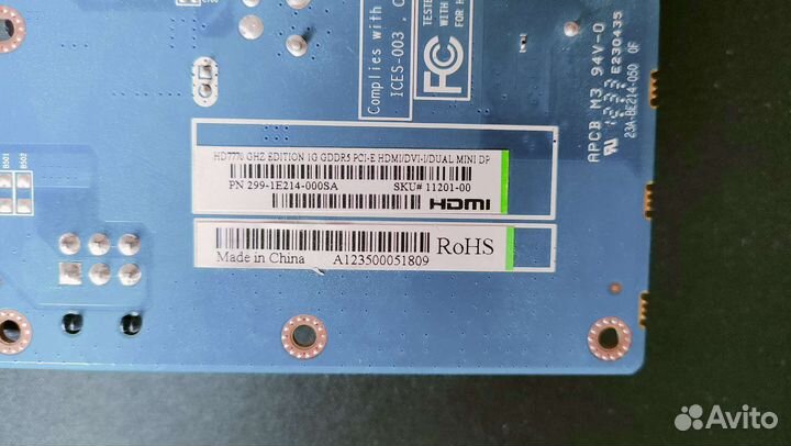 AMD Radeon HD 7770 донор