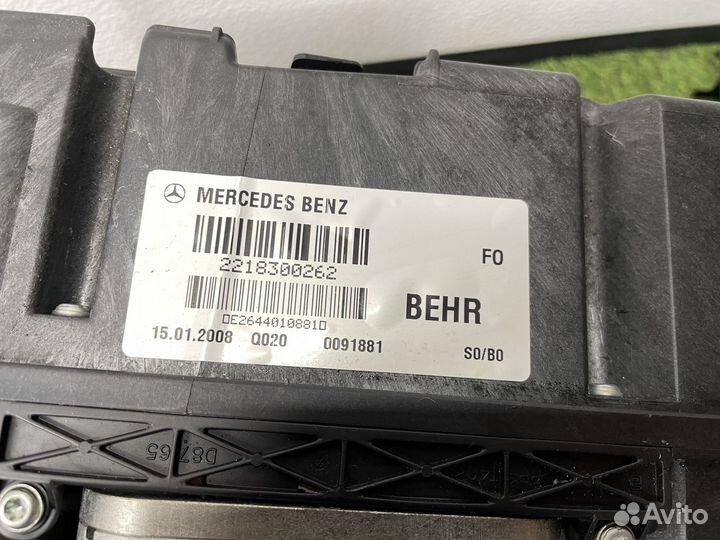 Задняя печка моторчик Mercedes W221