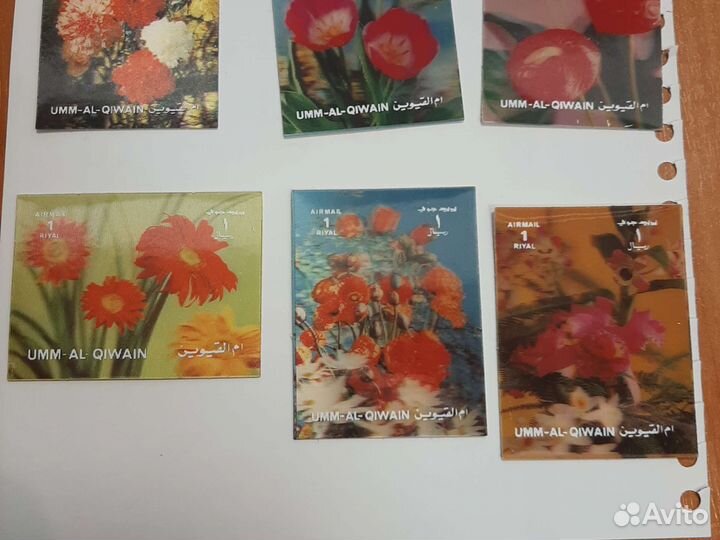 Марки 3d Цветы