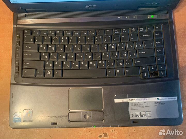 Ноутбук acer extensa 5210