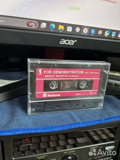 Кассета National C-7 for demonstration