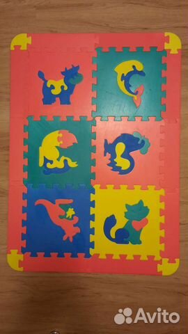 Развивающий коврик - пазл