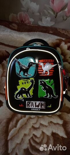 Рюкзак школьный для мальчика Grizzly