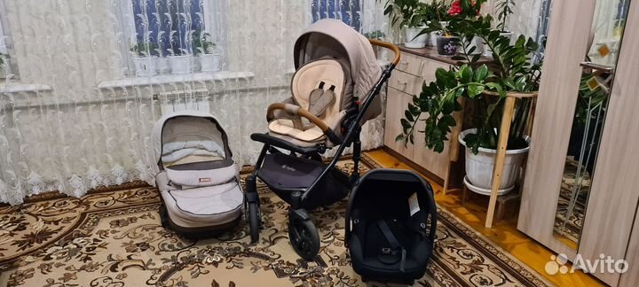 Детская коляска 3 в 1 бу