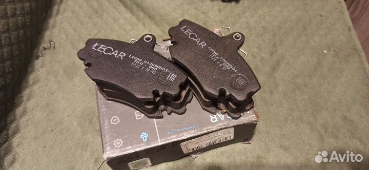 Колодки тормозные передние largus