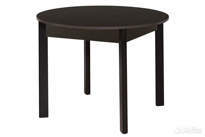 Круглый стол раздвижной с банкетками