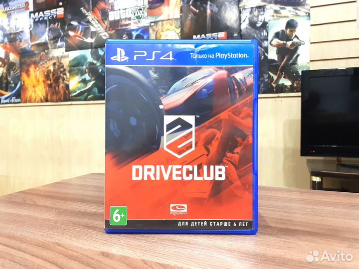 Driveclub (PS4, б/у, полн. на рус.)