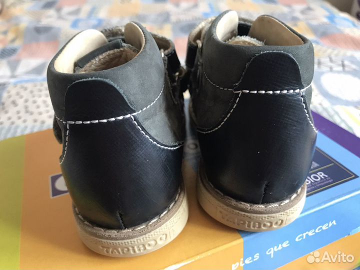 Кожанные ботинки Tapiboo