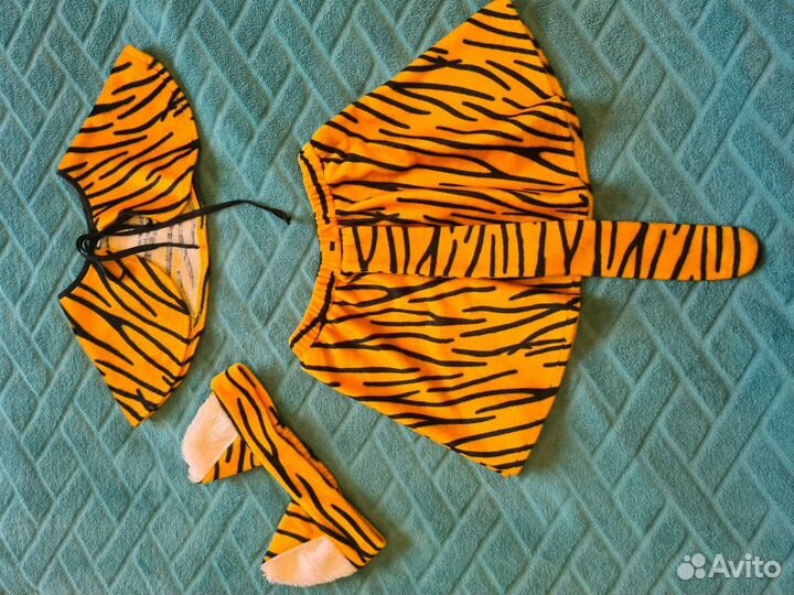 Новогодний костюм тигра для девочки 110 см