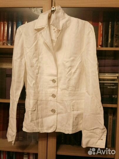 Летний льняной жакет женский Tom Tailor