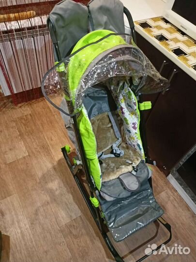 Санки коляска nika