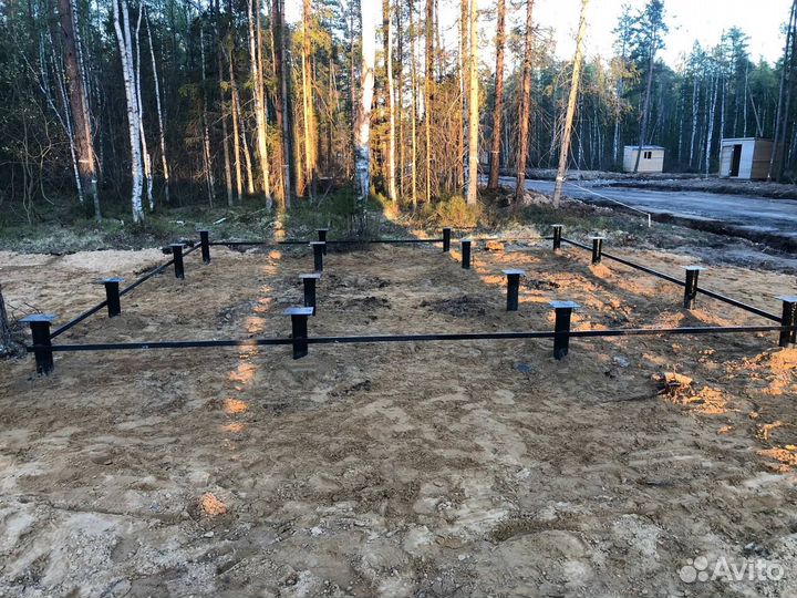 Сваи винтовые 57-108 монтаж установка под ключ