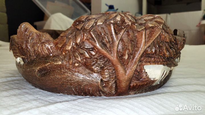 Ваза для фруктов из дерева