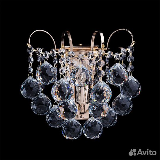 Хрустальное настенное бра из коллекции Жемчуг брен