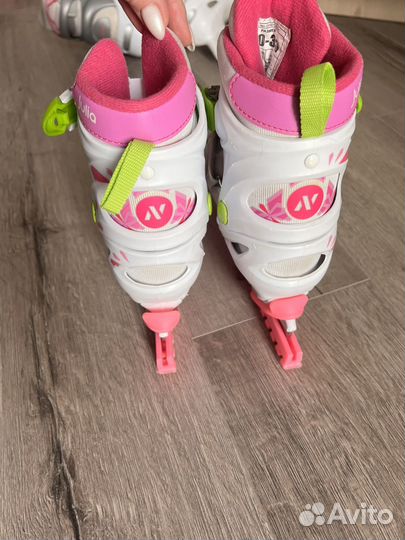 Коньки детские для девочки р 30-34