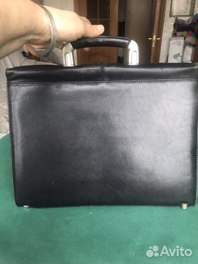 Портфель кожаный Nobel, б/у