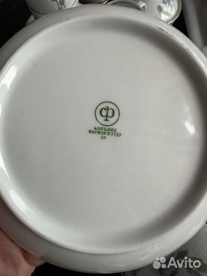 Чайный сервиз кольдиц фарфор из гдр