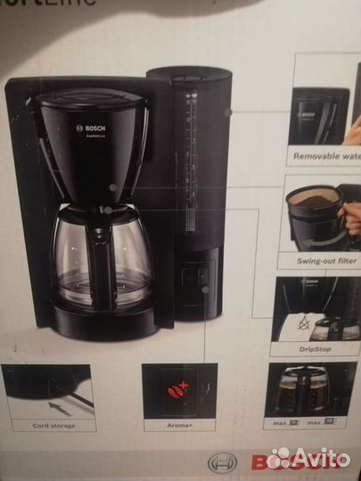 Кофеварка капельная новая