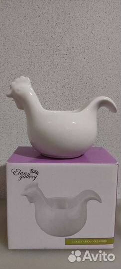 Подставка под яйцо фарфор