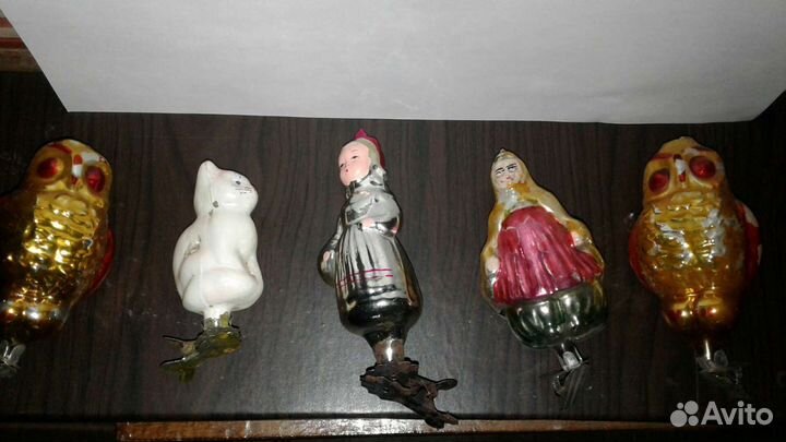 Елочные игрушки, маски, звезды,хлопушки, СССР