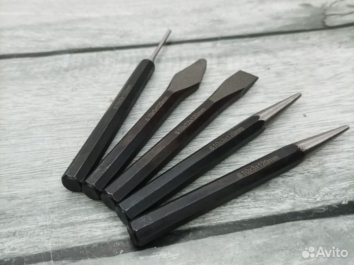 Набор зубил выклоток 5 предметов