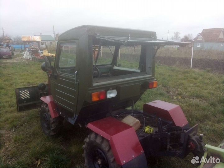 Деревенский Кулибин собрал самодельный трактор мини Т-150