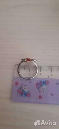 Серебряные серёжки, колечки для девочки