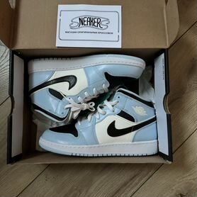 Nike air jordan 1 mid ice blue оригинал