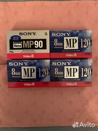 Видеокассеты 8мм