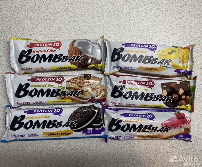 Протеиновые батончики BombBar