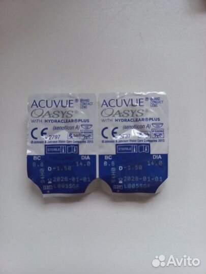 Линзы контактные acuvue oasys двухнедельные