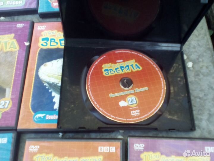 DVD-диски Твои весёлые друзья зверята 11 шт