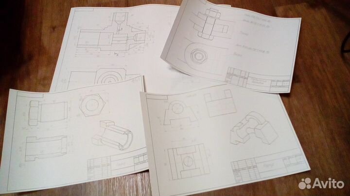 Разработка, оцифровка чертежей. 3D моделирование